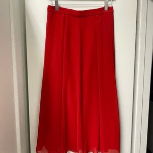 Anne Klein NWT Red Skirt Size 4